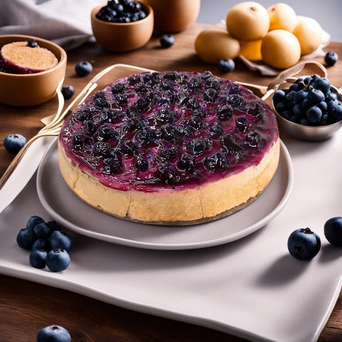 Gluten-Free Blueberry Cheesecake 9-Inch 2 lb Andy Anand