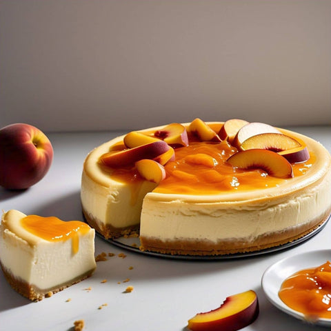 Sugar-Free Peach Cheesecake 9-Inch 2.6 lb Andy Anand