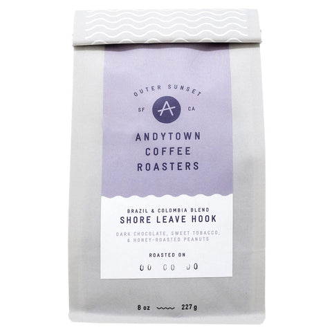 Shore Leave Hook Coffee Beans Bold Flavor 8OZ Andytown Coffee Roasters