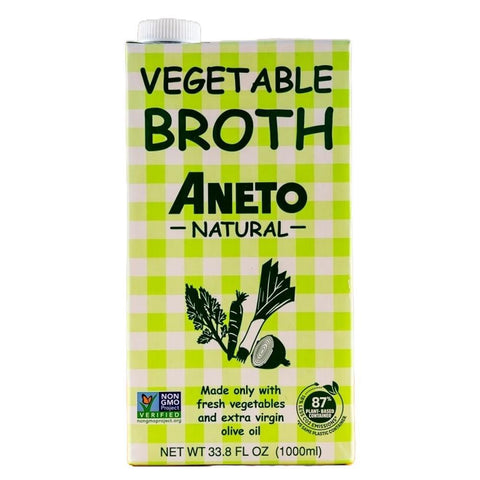 Vegetable Broth Fresh 1L Soup Base Aneto