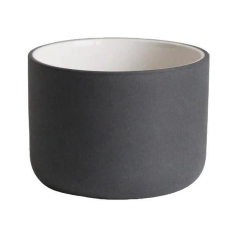 Dark Grey Cappuccino Cup Handmade 130ML Archive Studio