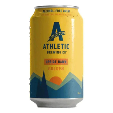 Non-Alcoholic Golden Ale Gluten-Free Upside Dawn Athletic Brewing Company