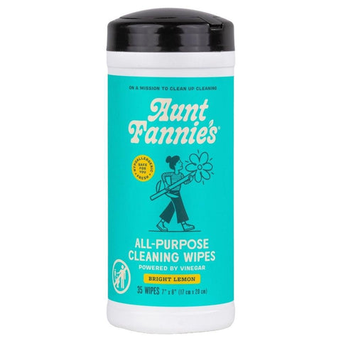 Non-Toxic Biodegradable Cleaning Wipes 35PLY Aunt Fannie's