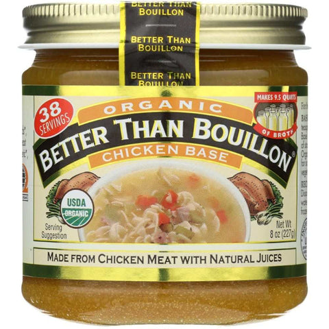 Organic Chicken Base Blendable Base 8 oz Better Than Bouillon
