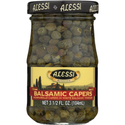 Balsamic Capers Nonpareilles 3.5 oz Alessi