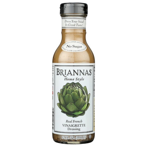 Real French Vinaigrette Classic Salad Dressing BRIANNAS 12 oz