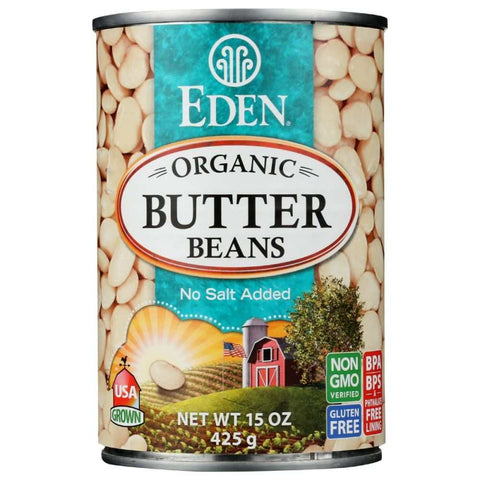 Butter Beans Organic Baby Lima Beans 15 oz EDEN FOODS