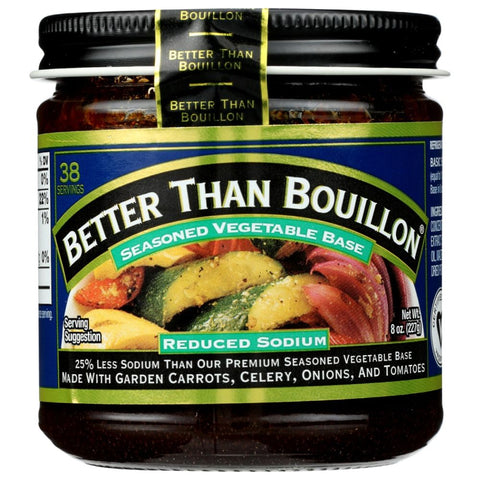 Seasoned Vegetable Base Reduced Sodium 8 oz Better Than Bouillon