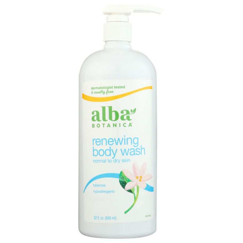 Very Emollient Body Wash Midnight Tuberose 32 oz ALBA BOTANICA