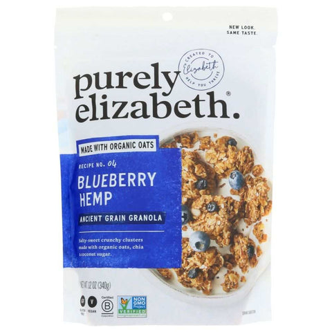 Blueberry Hemp Ancient Grain Granola 12 oz Purely Elizabeth