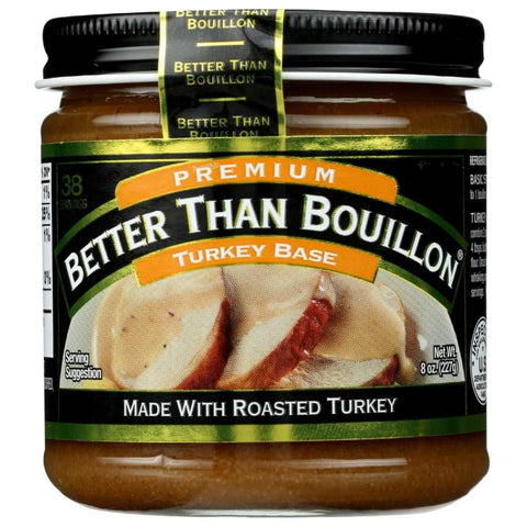 Roasted Turkey Base Blendable Bouillon 8 oz Better Than Bouillon