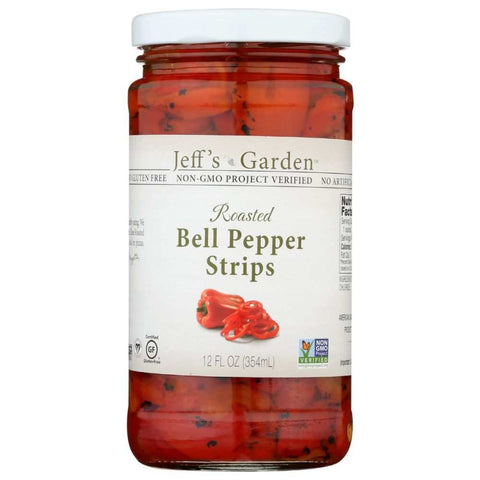 Roasted Bell Pepper Strips 12 oz Specialty Food JEFFS GARDEN