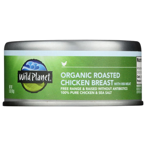 Organic Roasted Chicken Breast with Rib Meat 5 oz Wild Planet