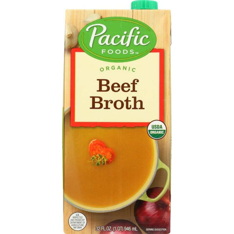Organic Beef Broth 32 oz Broth Pacific Foods