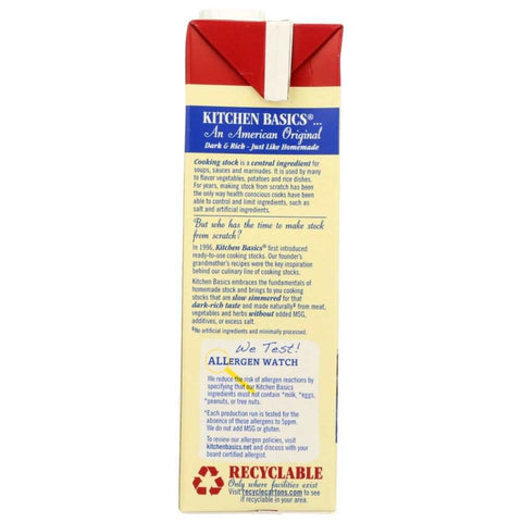 Unsalted Beef Stock Full Bodied 32 oz Kitchen Basics®