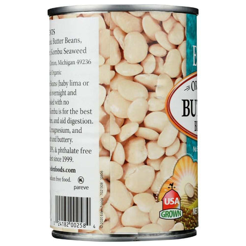 Butter Beans Organic Baby Lima Beans 15 oz EDEN FOODS