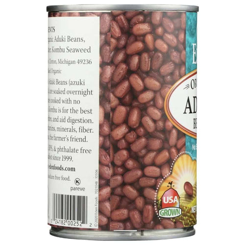 Organic Aduki Beans 15 oz Pack EDEN FOODS