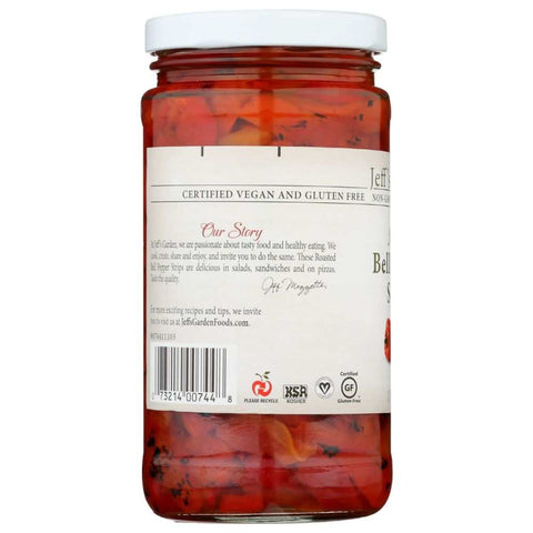 Roasted Bell Pepper Strips 12 oz Specialty Food JEFFS GARDEN