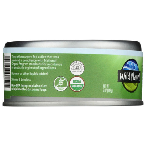 Organic Roasted Chicken Breast with Rib Meat 5 oz Wild Planet