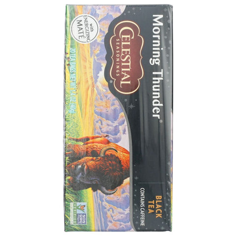 Morning Thunder Black Tea Bold Blend 20 Bags CELESTIAL SEASONINGS