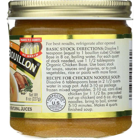 Organic Chicken Base Blendable Base 8 oz Better Than Bouillon