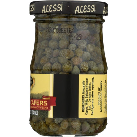 Balsamic Capers Nonpareilles 3.5 oz Alessi