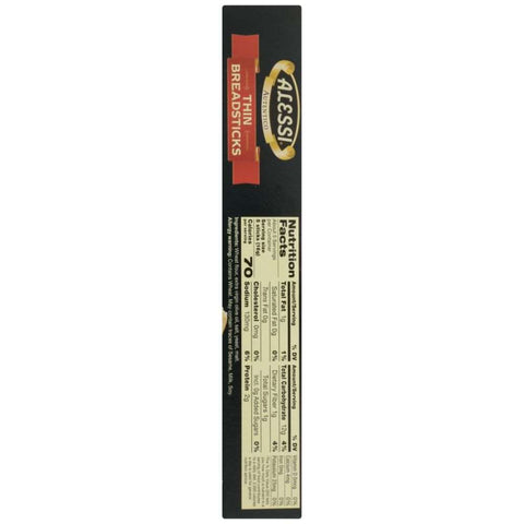 Thin Breadsticks Classic Snack with Olive Oil 3 oz Alessi