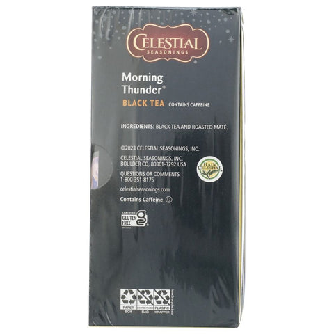 Morning Thunder Black Tea Blend 20 Bags Celestial Seasonings