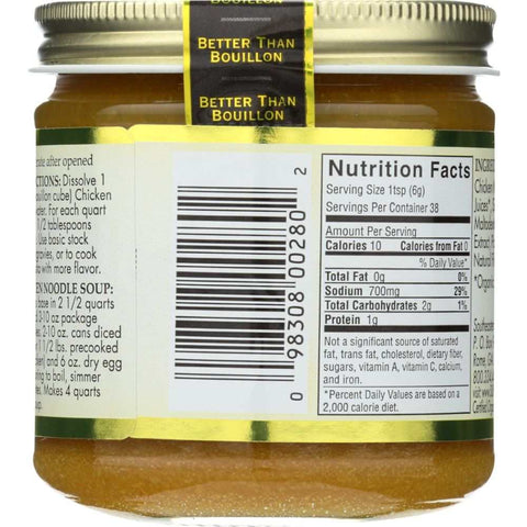 Organic Chicken Base Blendable Base 8 oz Better Than Bouillon