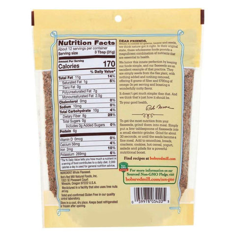 Brown Flaxseed 13 oz Seed Bob's Red Mill