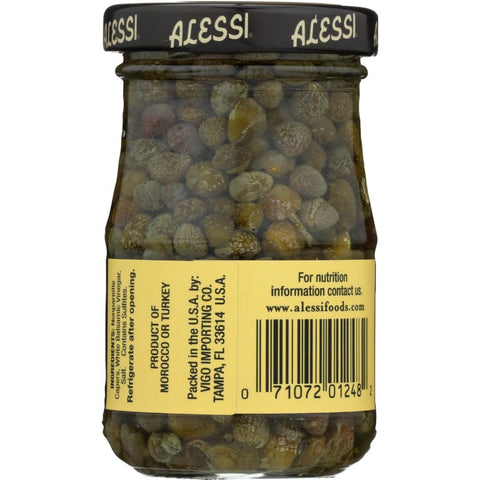 Balsamic Capers Nonpareilles 3.5 oz Alessi