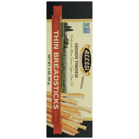 Thin Breadsticks Classic Snack with Olive Oil 3 oz Alessi