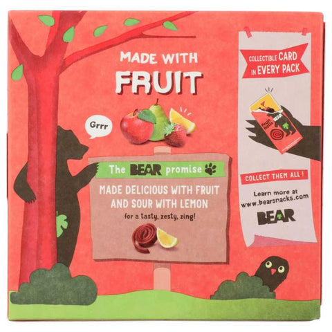 Strawberry Lemon Fruit Rolls 3.5 oz Fruit Snack BEAR YOYO