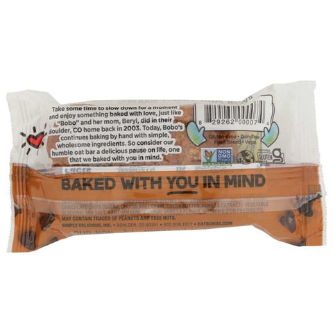 Chocolate Chip Key Attribute Oat Bar BOBO'S