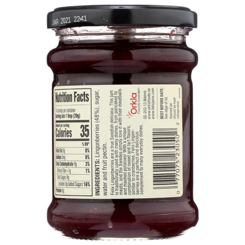 Lingonberries Sweet and Tart 10 oz FELIX