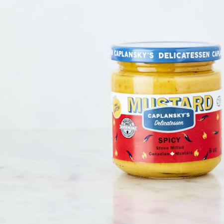 Spicy Mustard Kosher Jar 6 Jars x 235 mL Case Caplansky’s Deli Mustard