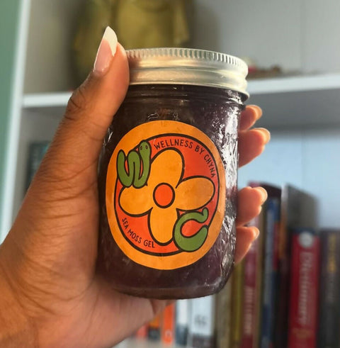 Sea Moss Gel Jar Wildcrafted 8 oz Wellness by Chyna