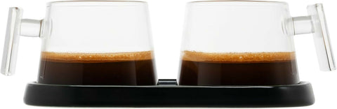 Pure Over Durable Borosilicate Glass Espresso Cup Set 3 Sets