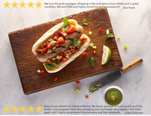 Bacon Hot Dogs Naturally Smoked Hot Dogs Big Fork Brands