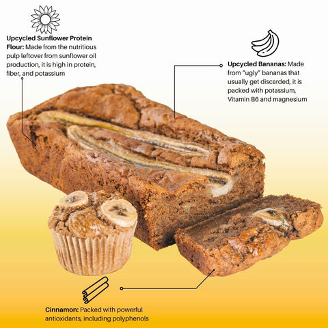 Banana Bread & Muffin Plant-Based Baking Mix Case 6 Bags Bake Me Healthy