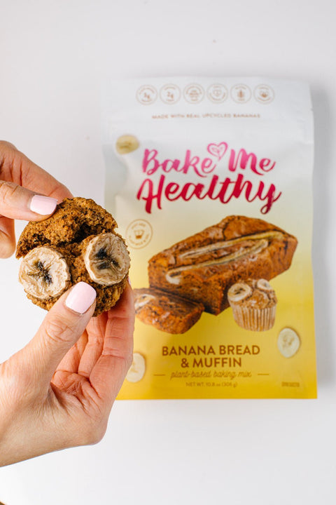 Banana Bread & Muffin Plant-Based Baking Mix Case 6 Bags Bake Me Healthy