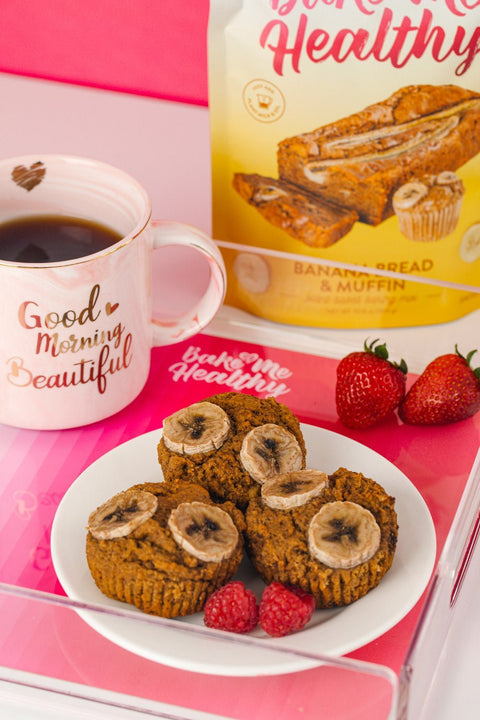 Banana Bread & Muffin Plant-Based Baking Mix Case 6 Bags Bake Me Healthy