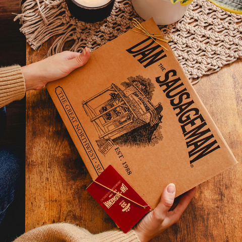 Bare Necessities Gourmet Gift Box with Dan's Summer Sausages and Tillamook Cheese