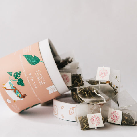 Bath Time Tea Relaxing Herbal Tea Leaves of Leisure