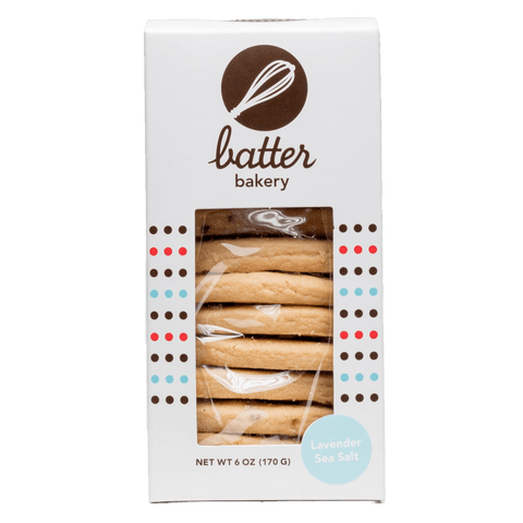 Lavender & Sea Salt Shortbread Cookie Batter Bakery