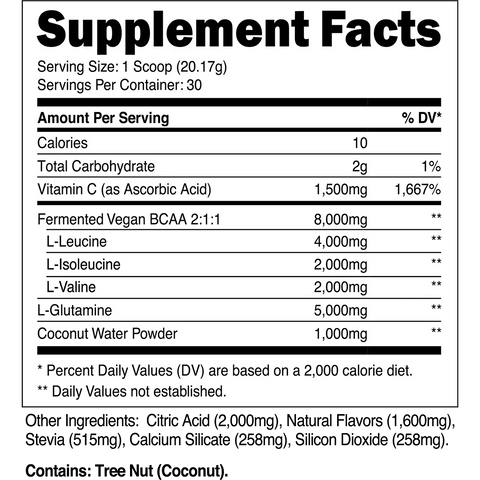Transparent Labs BCAA GLUTAMINE