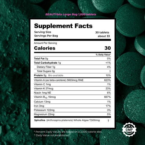BEAUTYbits® Spirulina | Large Bag