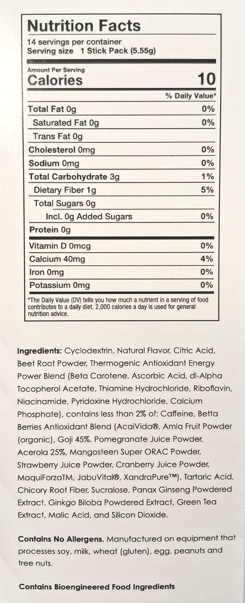 Thermogenic Meta Booster - Berry