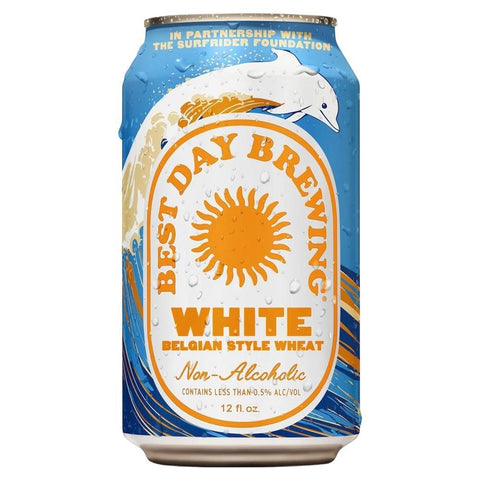 White Non-Alcoholic Belgian-Style Wheat Beer Best Day Brewing