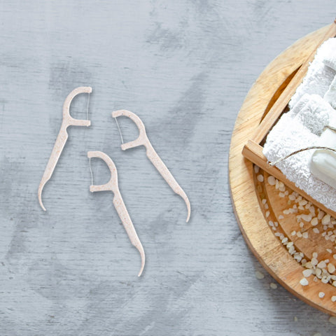 Floss Picks Biodegradable Handle Better & Better Floss Picks